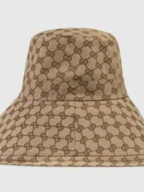 Gucci Women’s GG canvas wide brim hat